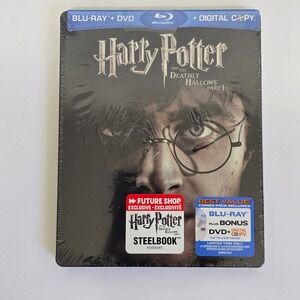 Harry‎ Potter Deathly Hallows Part 1 Blu Ray DVD Steelbook Fantasy Warner Bros